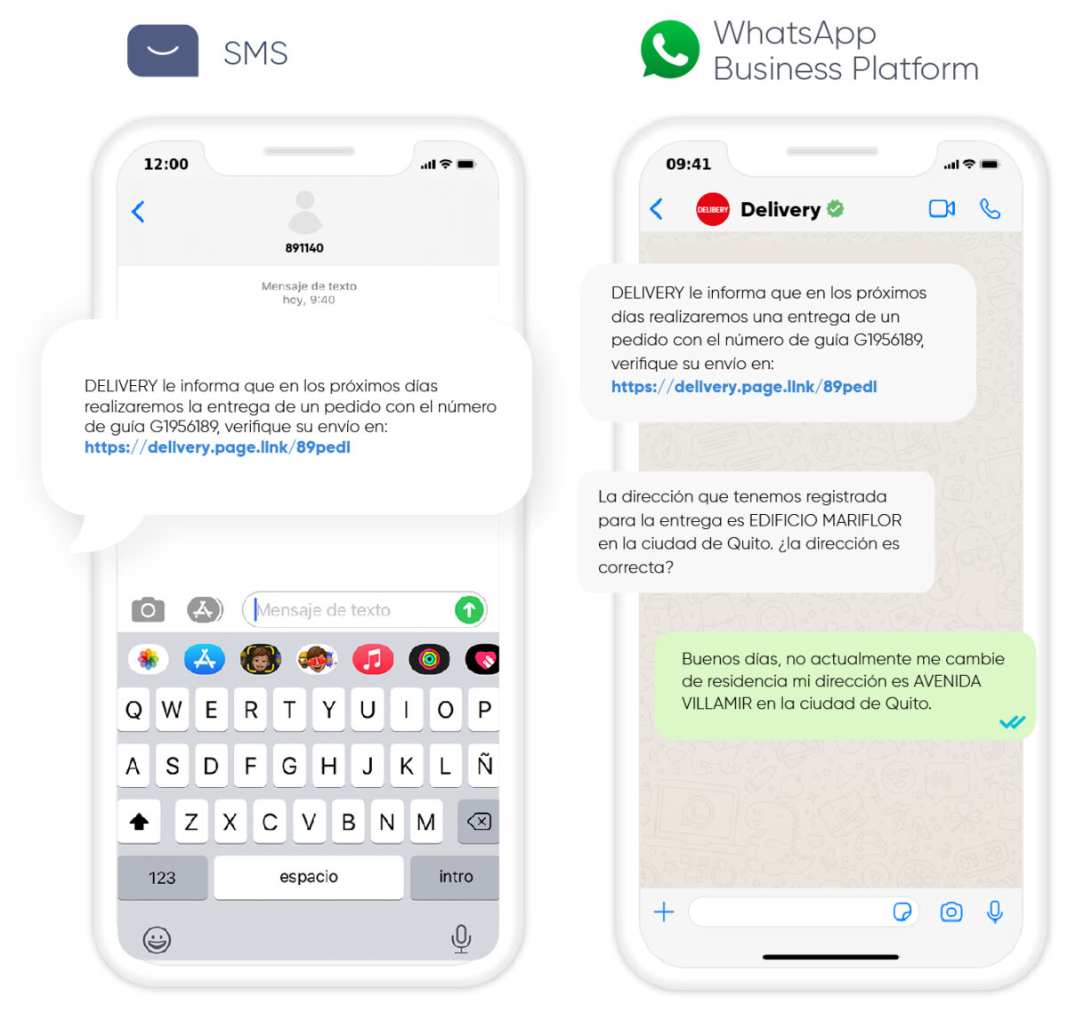 SMS WhatsApp Aldeamo